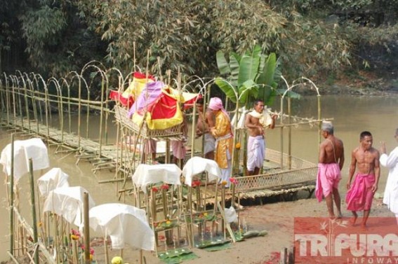 Traditional Ganga puja observed in Tripura 